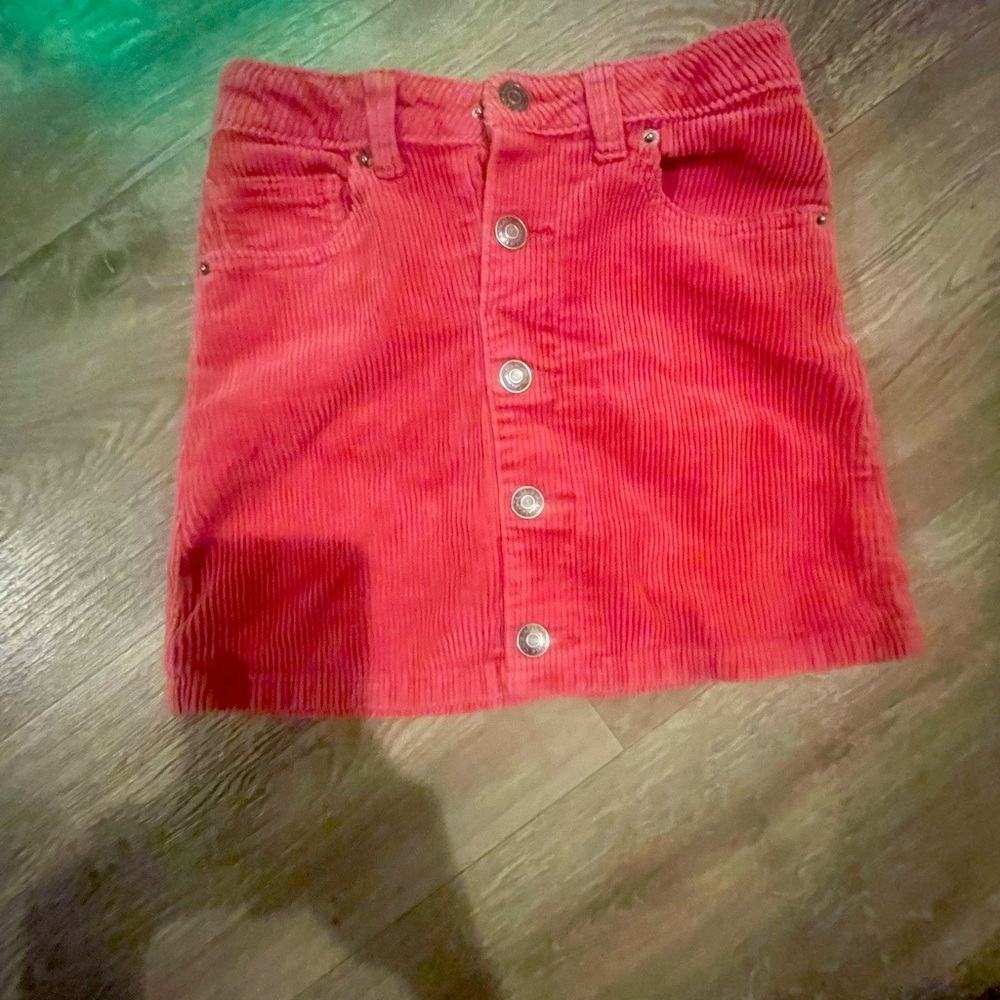 Cat & Jack skirt coral girls size 6